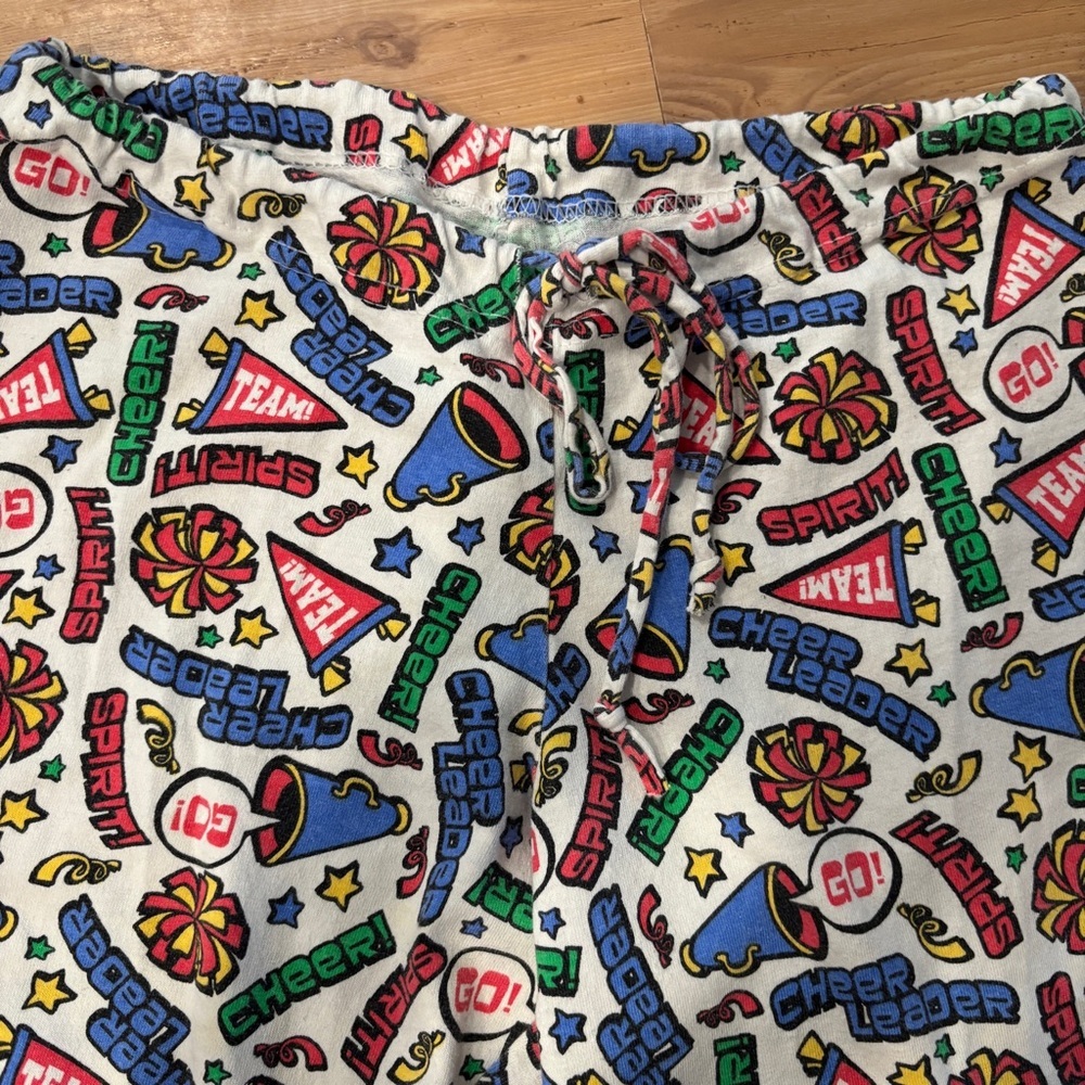 Y2K boxercraft pajama pants cheer theme - Picture 3 of 4